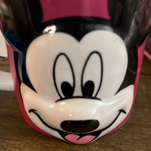 Vintage Disney Mickey Mouse 3D Mickey Ear Handle Coffee Mug - Picture 5 of 6